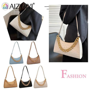 Solid Leather Shoulder Bag Top Handle for Traveling