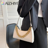 Solid Leather Shoulder Bag Top Handle for Traveling