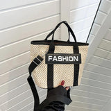 Straw Rope Crossbody Bags Hollow Woven Handwoven Summer Shoulder Small Handbags