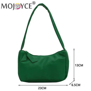 Vintage PU Leather Women's Shoulder Underarm Bag