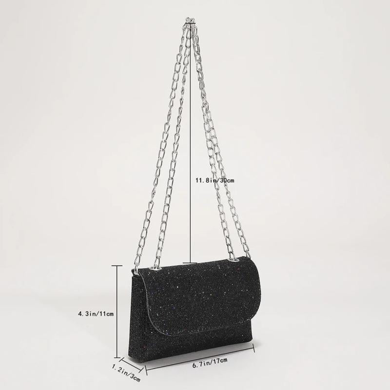 Sequins Underarm Shoulder Bag Women Party Handbag