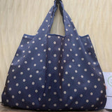 Heavy Prints Foldable Shopping Bags Reusable Women's Handbags Shoulder Bags
