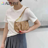 Women's Felt Shoulder Bag Armpit Handbag