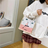Small Canvas Shoulder Bag Casual Tote Female Eco Friendly Handbag