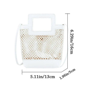 Stylish Woven Beach Shoulder Bag Crossbody Tote for Women