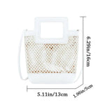 Stylish Woven Beach Shoulder Bag Crossbody Tote for Women