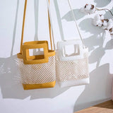 Stylish Woven Beach Shoulder Bag Crossbody Tote for Women