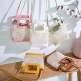 Stylish Woven Beach Shoulder Bag Crossbody Tote for Women