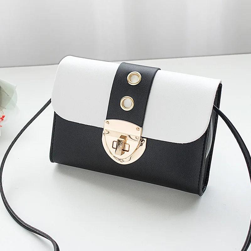 Mini Square PU Women's Shoulder Bag Crossbody Handbag Buckle Ladies Bag
