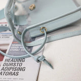 Women Small Crossbody Bag Faux Transparent Shoulder Handbag