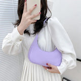 Simple Shoulder Bag Women Underarm Bag Ladies Handbag Pouch