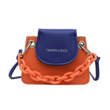 Summer Contrast Mini Crossbody Bags for Women Small Shoulder Messenger Bag