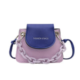 Summer Contrast Mini Crossbody Bags for Women Small Shoulder Messenger Bag