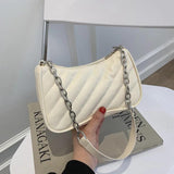 Retro PU Leather Shoulder Handbag Zipper Tote Hobos Clutch Bag