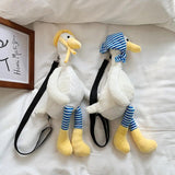 Duck Plush Shoulder Bag for Girls
