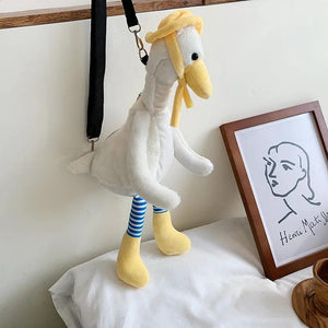Duck Plush Shoulder Bag for Girls