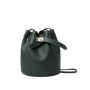 Women Bucket Crossbody Bags Mini Wide Strap Shoulder Handbags