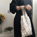 Retro Floral Women Shoulder Bag Small Purse Handbags Vintage Female Tote