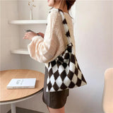 Plush Fluffy Shoulder Bag Mini Handbag Winter Clutches Heart Street Travel Bags
