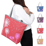 Dandelion Canvas Belt Bag Flowers Casual Women Handbag Zipper Shoulder Bags