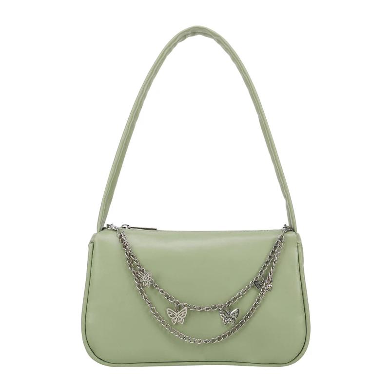 Women Butterfly Chain Underarm Shoulder Bags Casual Small Handbags