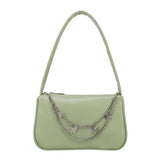 Women Butterfly Chain Underarm Shoulder Bags Casual Small Handbags