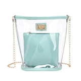 Summer Women Mini Shoulder Bag Clear Transparent Candy Crossbody Bag