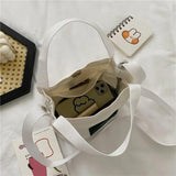 Canvas Women?s Phone Bag Small Casual Handbag Shoulder Messenger Bag