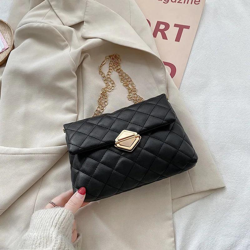 Women PU Leather Crossbody Bag Clutch Retro Embroidered Shoulder Bag