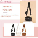 Leather Shoulder Tote Bag Hand Crossbody Bag Soft Square Zipper