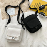 Canvas Shoulder Handbags Small Messenger Crossbody Phone Purse