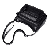 Soft PU Leather Shoulder Bag Multi-pocket Ladies Crossbody Bag