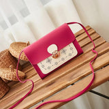 Women Mini Cross Body Bag Messenger Bag Hollow Mobile Phone Small Shoulder Bags
