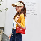 Clear PVC Shoulder Bag Women Solid Satchel Clutch
