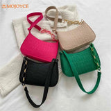 Felt Women's Shopping Bag Handbags Chain Shoulder Underarm Bag