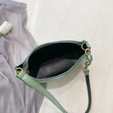 Vintage PU Leather Stone Pattern Shoulder Underarm Bags For Women