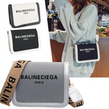 Women Square Shoulder Bag Wide Strap Handbag Messenger Purse