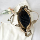 Vintage Large Capacity Handbag Women's Nylon Cloth Shoulder Bag