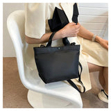 Vintage Large Capacity Handbag Women's Nylon Cloth Shoulder Bag