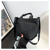 Vintage Large Capacity Handbag Women's Nylon Cloth Shoulder Bag