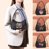 Retro Flamingo Printed Shoulder Bag for Women