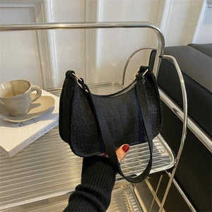 Vintage Green Felt Tote Bag Women Handbag