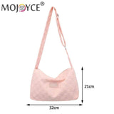 Plaid Crossbody Hand Bag Zipper Travel Purse for Ladies