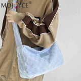 Plaid Crossbody Hand Bag Zipper Travel Purse for Ladies