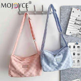 Plaid Crossbody Hand Bag Zipper Travel Purse for Ladies