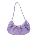 Vintage Butterfly Chain Shoulder Bags Women Nylon Cloud Handbags