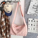 Plaid Crossbody Hand Bag for Ladies Girls