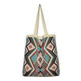 Ethnic Boho Crochet Shoulder Bag Large Capacity Tote