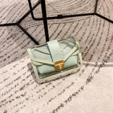 Summer Women Mini Small Shoulder Bag Clear Transparent Candy Composite