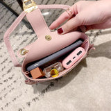 Summer Women Mini Small Shoulder Bag Clear Transparent Candy Composite